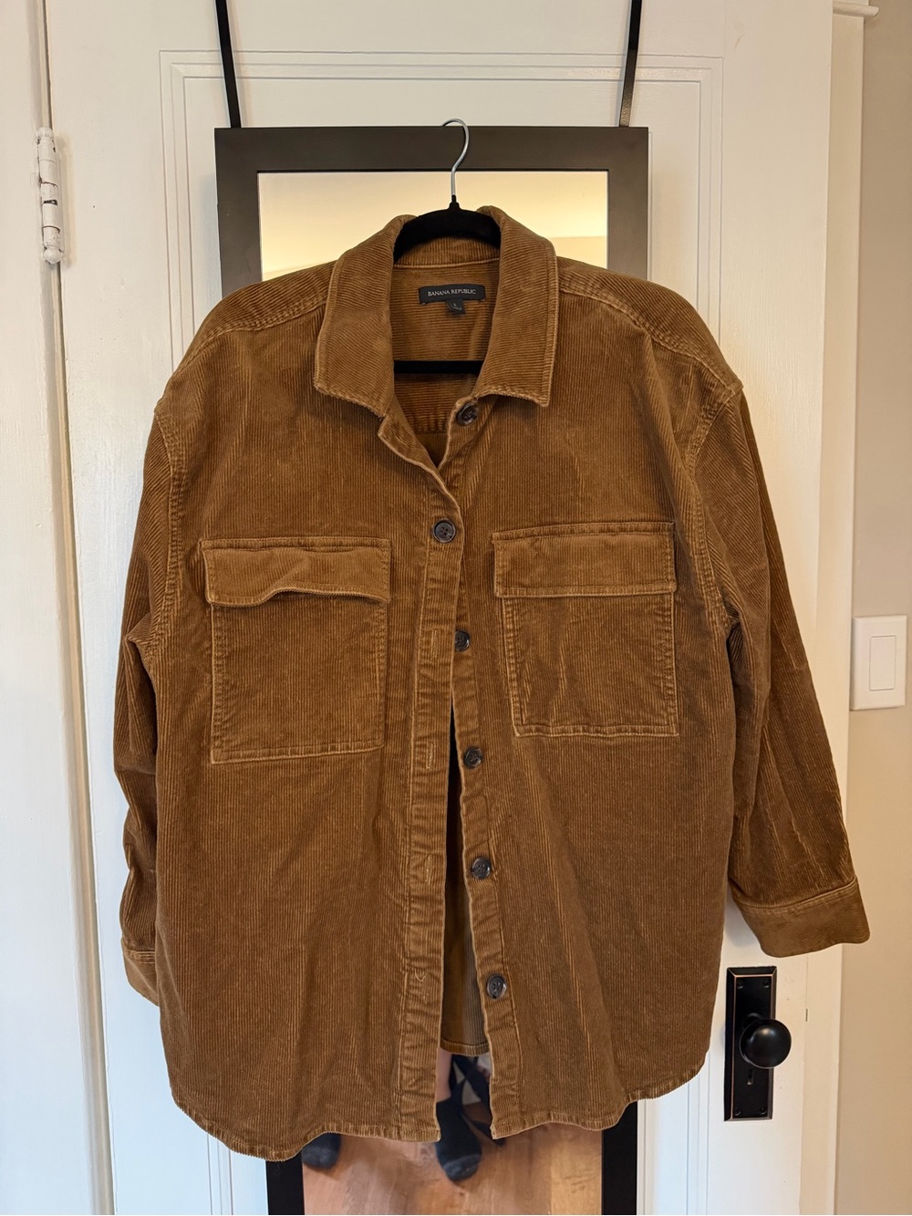 Banana Republic Brown Corduroy Shirt Jacket